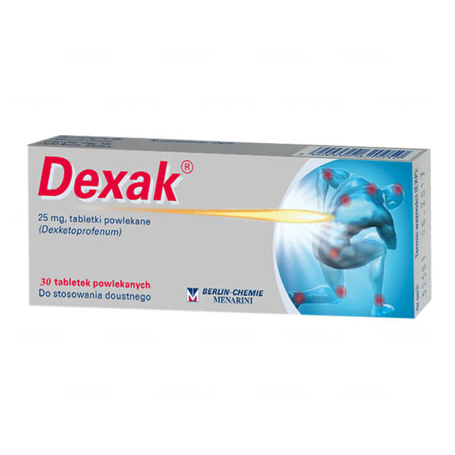 Dexak 25 mg, 30 comprimate filmate