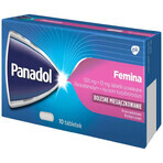 Panadol Femina 500 mg + 10 mg, 10 film-coated tablets