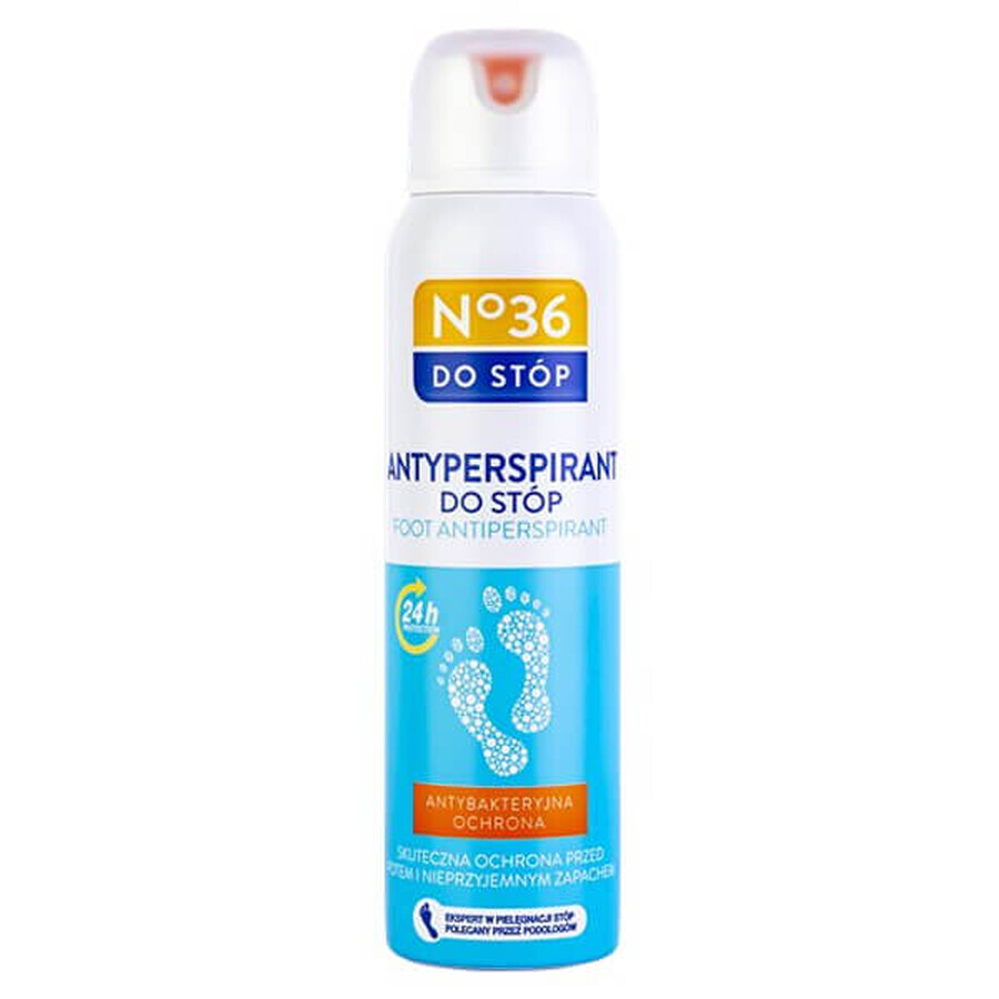 No36, antiperspirant pentru picioare, protecție antibacteriană, 50 ml