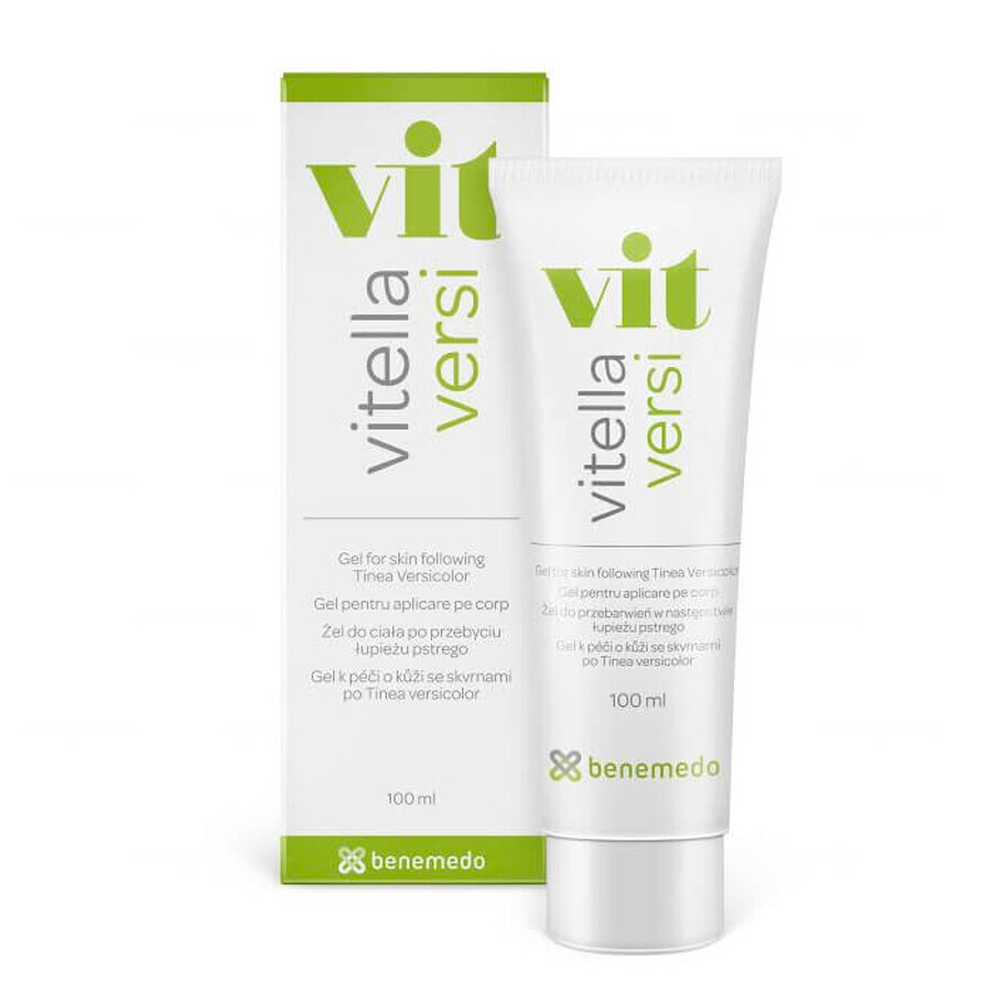 Vitella Versi, gel pour l'hyperpigmentation à la suite de pellicules squameuses, 100ml