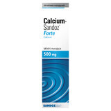 Calcium-Sandoz Forte 500 mg, 20 comprimate efervescente