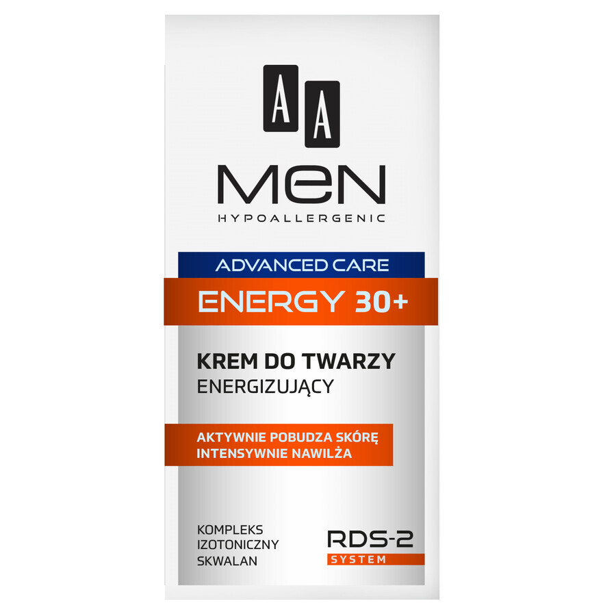 AA Men Energy, cremă energizantă 30+, 50 ml