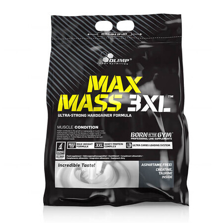 Olimp, MaxMass 3XL, aardbeiensmaak, 6000 g