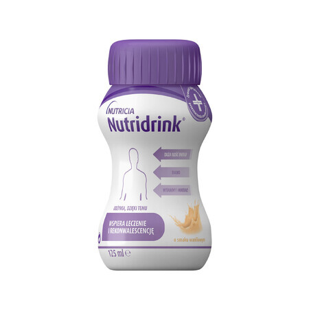 Nutridrink, vanillesmaak, 4 x 125 ml