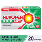 Nurofen Express Forte 400 mg, 20 capsules molles