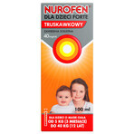 Nurofen per bambini Forte alla fragola 40 mg/ml, sospensione orale, da 3 mesi a 12 anni, 100 ml