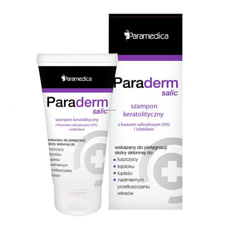 Paraderm Salic, keratolytisches Shampoo mit Salicylsäure und Ichthyol, 150 g