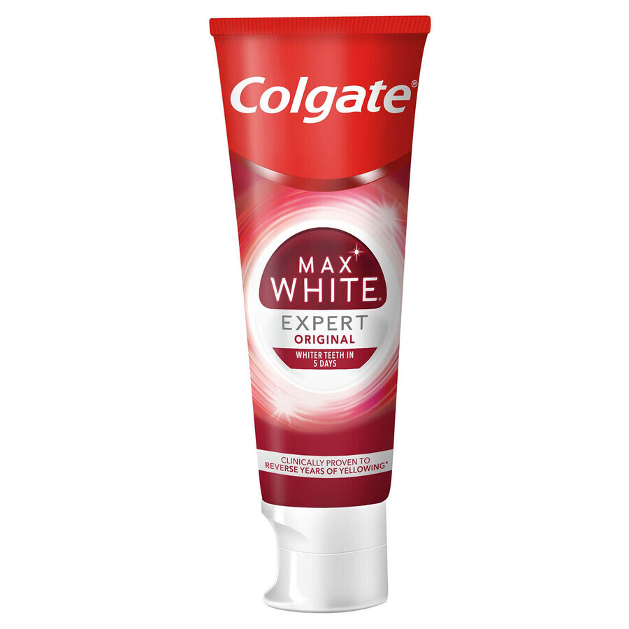 Colgate Max White Expert Original pastă de dinți de albire, 75 ml