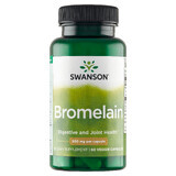 Swanson Bromelain 500 mg, bromelain, 60 vegetarian capsules