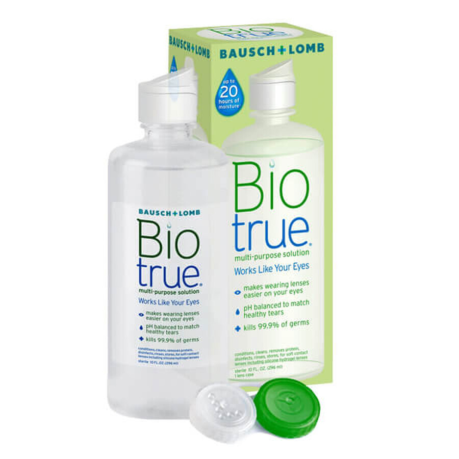 Biotrue, soluție pentru îngrijirea lentilelor de contact, 300 ml