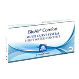 BioAir Comfort, lentes de contacto, 30 días, -0,75, 3 piezas