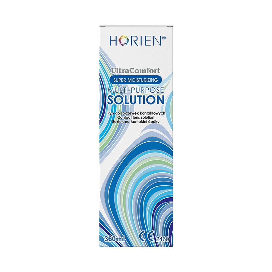 Horien Multi-Purpose Solution, soluție pentru lentile, Ultra Comfort, 360 ml