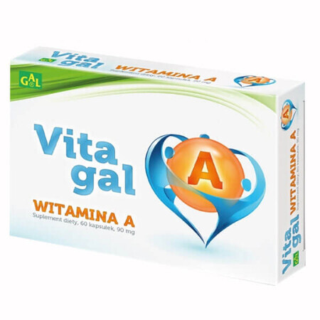 GAL VitaGal Vitamina A, 60 cápsulas