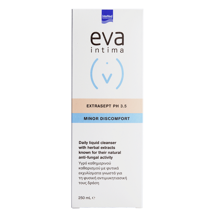 Gel pentru igiena intima Eva Intima Extrasept pH 3.5, 250 ml, Intermed Frumusete si ingrijire