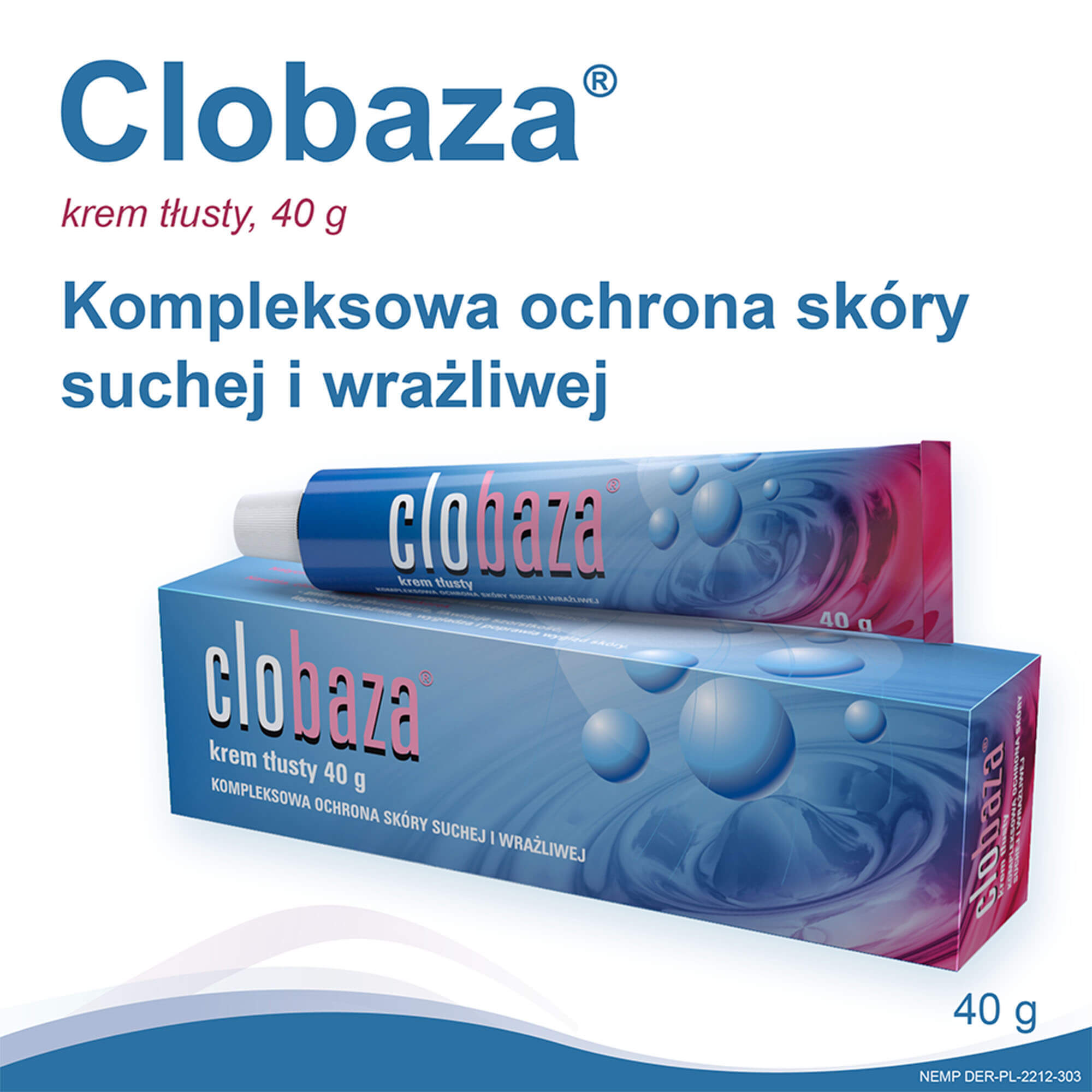 Clobaza, cremă uleioasă, protecție completă pentru pielea uscată și sensibilă, 40 g