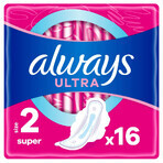 Always Ultra, assorbenti igienici con ali, Super, 16 pz.