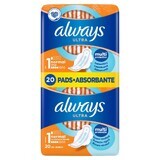 Always Ultra, prosoape igienice cu aripi, Normal Plus, 20 buc