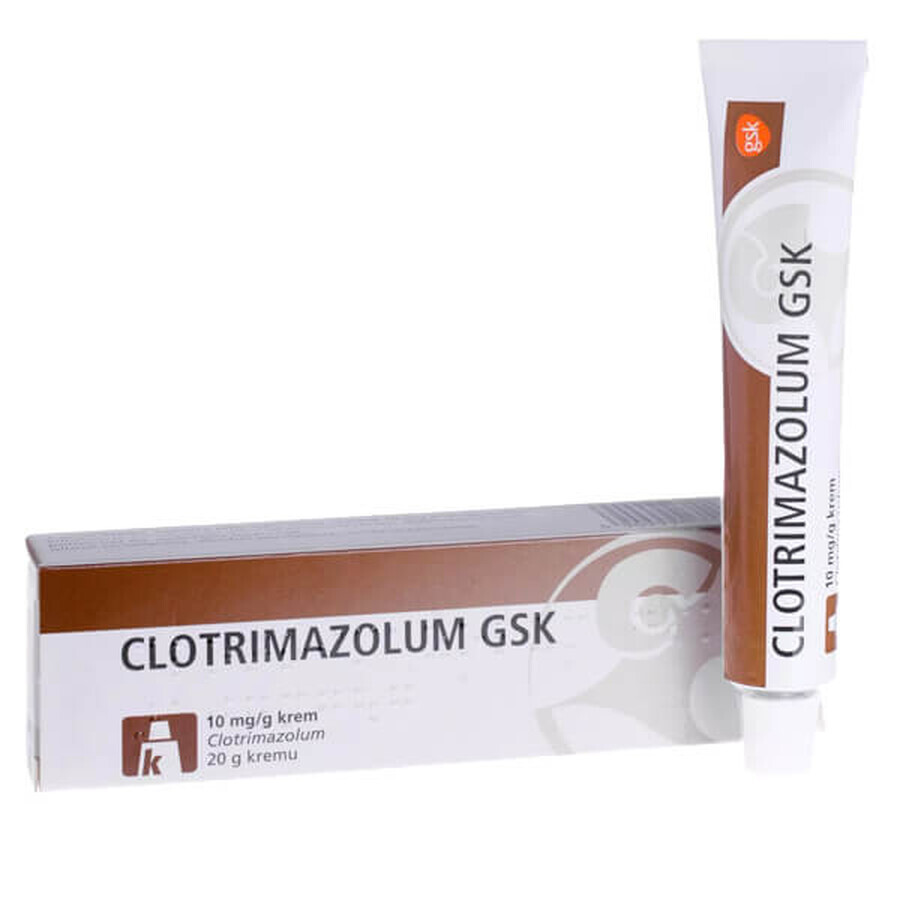 Clotrimazolum GSK 10 mg/g, cremă, 20 g