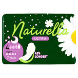 Naturella Ultra, șervețele sanitare cu aripi, mușețel, noapte, 7 buc