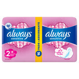 Always Ultra Sensitive, prosoape igienice cu aripi, Super Plus, 16 buc