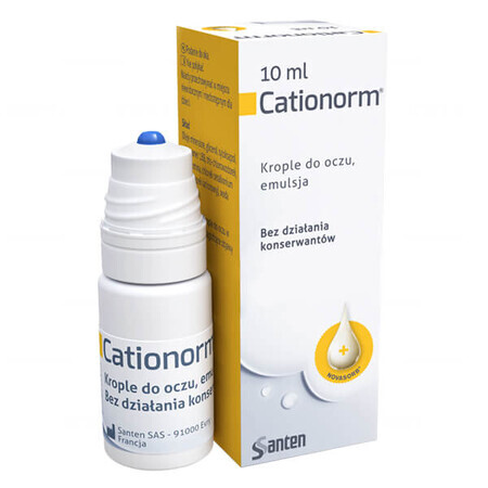 Cationorm, Augentropfen, Emulsion, 10 ml