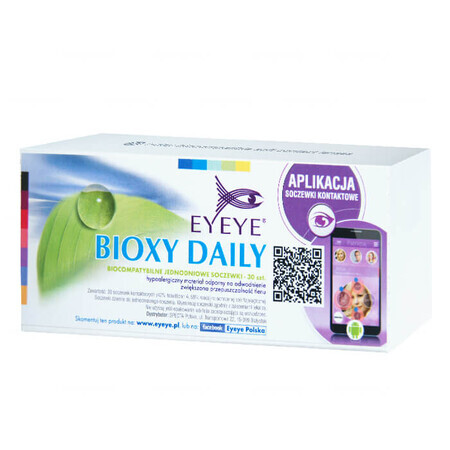 Eyeye Bioxy Daily lentilles de contact, 1 jour, -2.00, 30 pcs