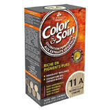 Color&amp;Soin, vopsea de păr, 11A, blond nisip cenușiu, 135 ml