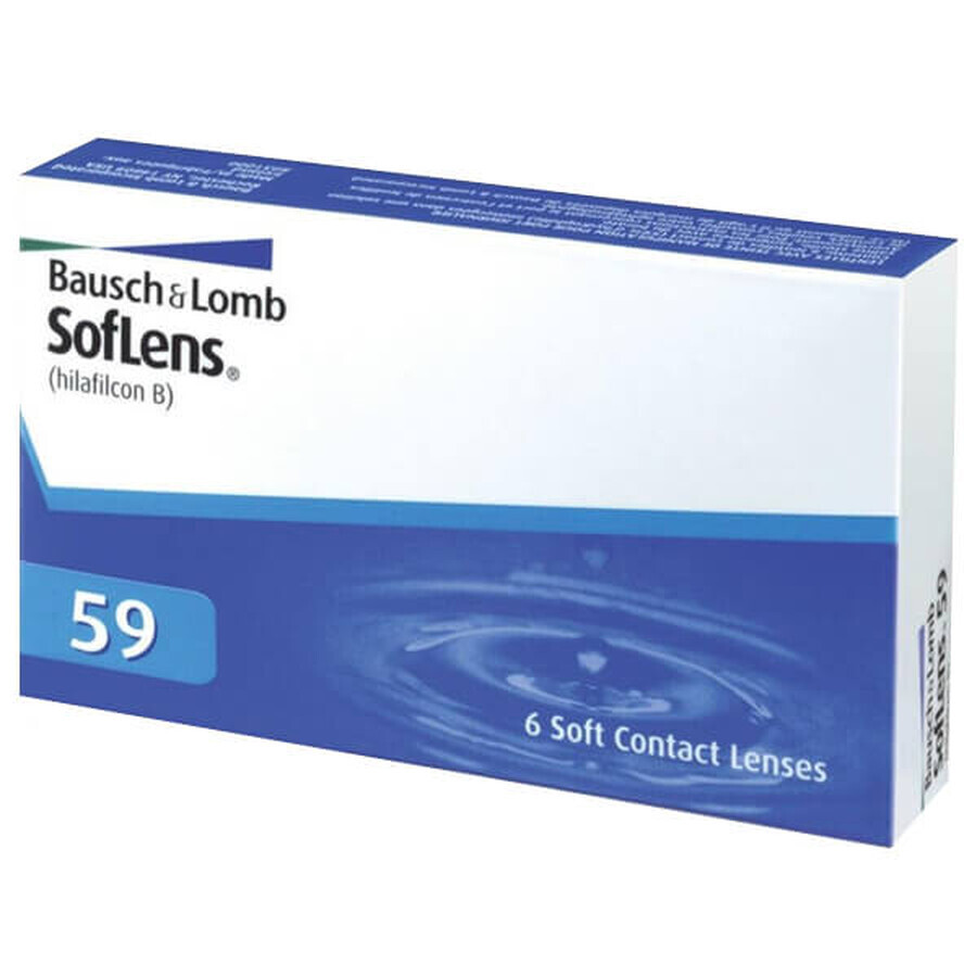 Lentile de contact SofLens 59, 30 zile, -4.75, BC 8.6, 6 buc.