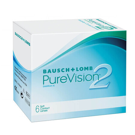 Purevision2 Kontaktlinsen, 30 Tage, -2.00, BC 8.6, 6 Stück