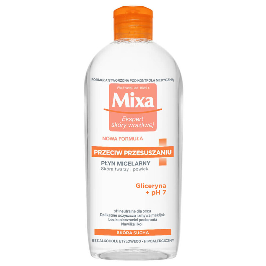 Mixa Anti-Dryness, Micellaire lotion, droge huid, 400 ml