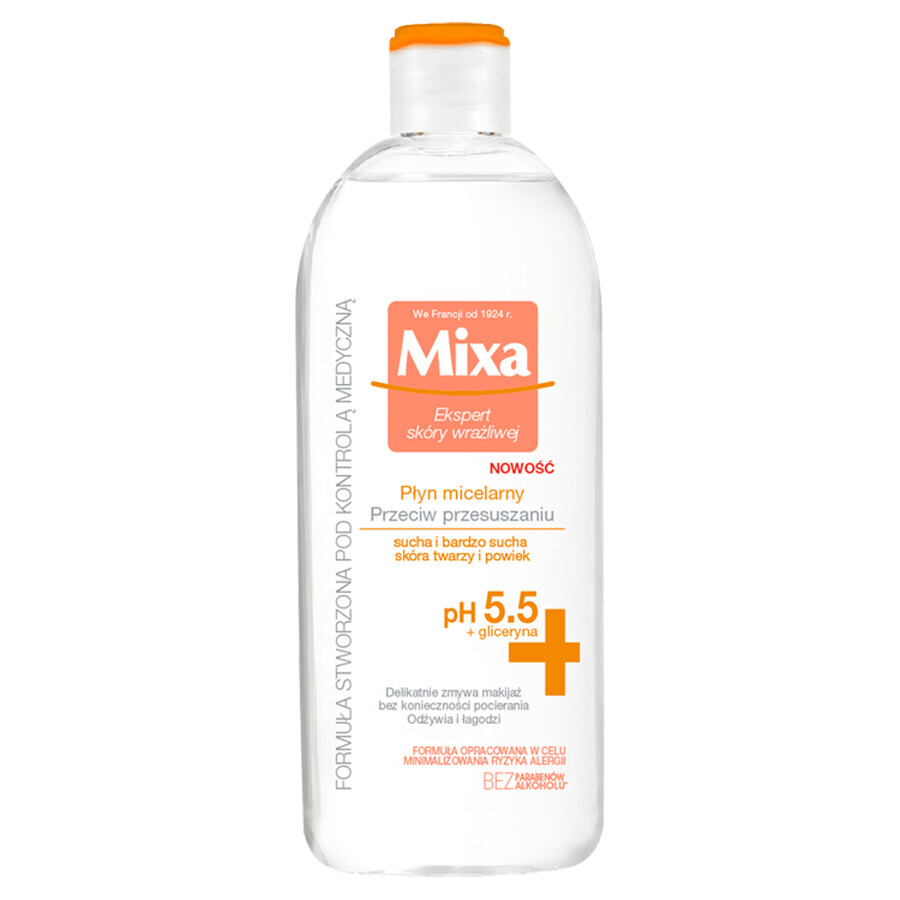 Mixa Anti-Dryness, Micellaire lotion, droge huid, 400 ml