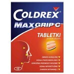 Coldrex MaxGrip C 500 mg + 25 mg + 5 mg + 20 mg + 30 mg, 12 comprimate