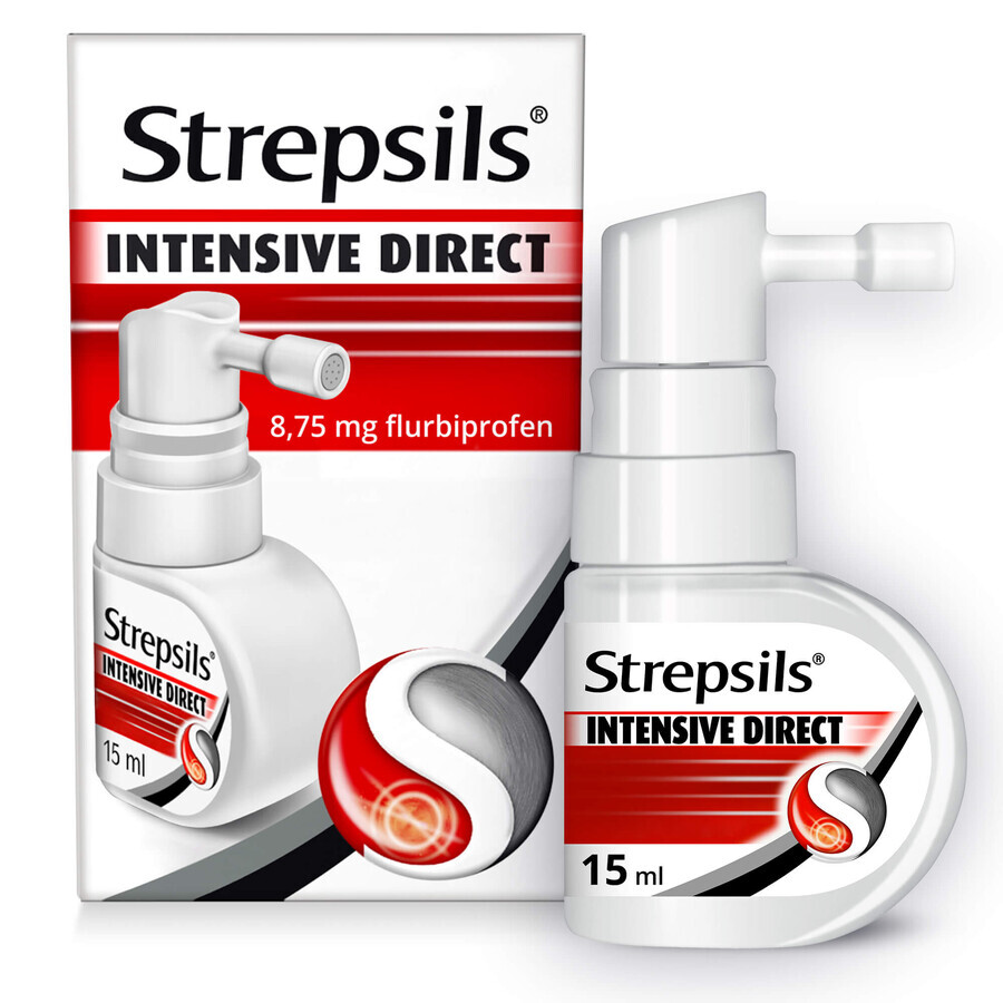 Strepsils Intensive Direct 8,75 mg, spray oral, solución, 15 ml