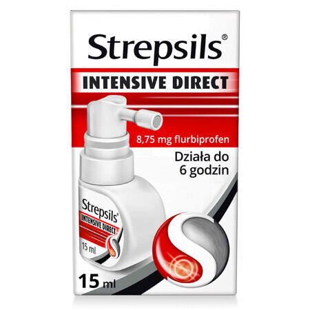 Strepsils Intensive Direct 8,75 mg, spray oral, solución, 15 ml