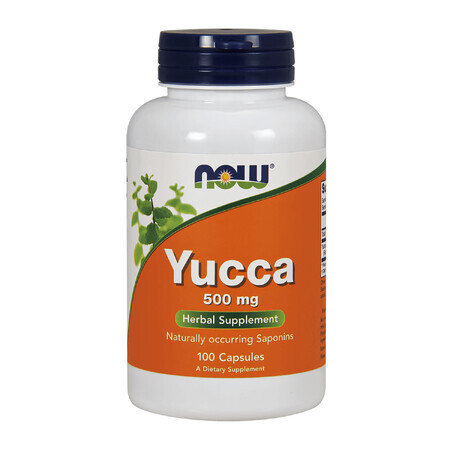 Now Foods Yucca 500mg, 100 gélules