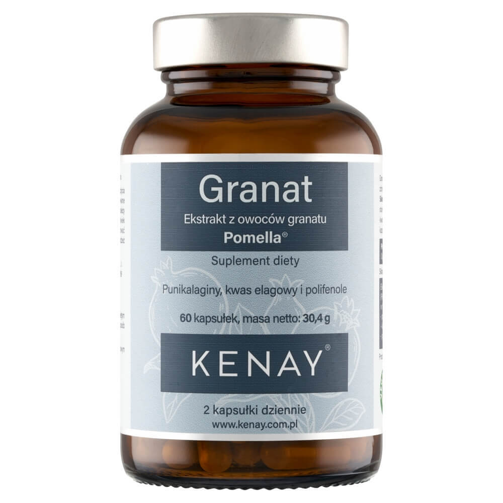 Kenay, Pomella, extracte din fructe de rodie, 60 capsule