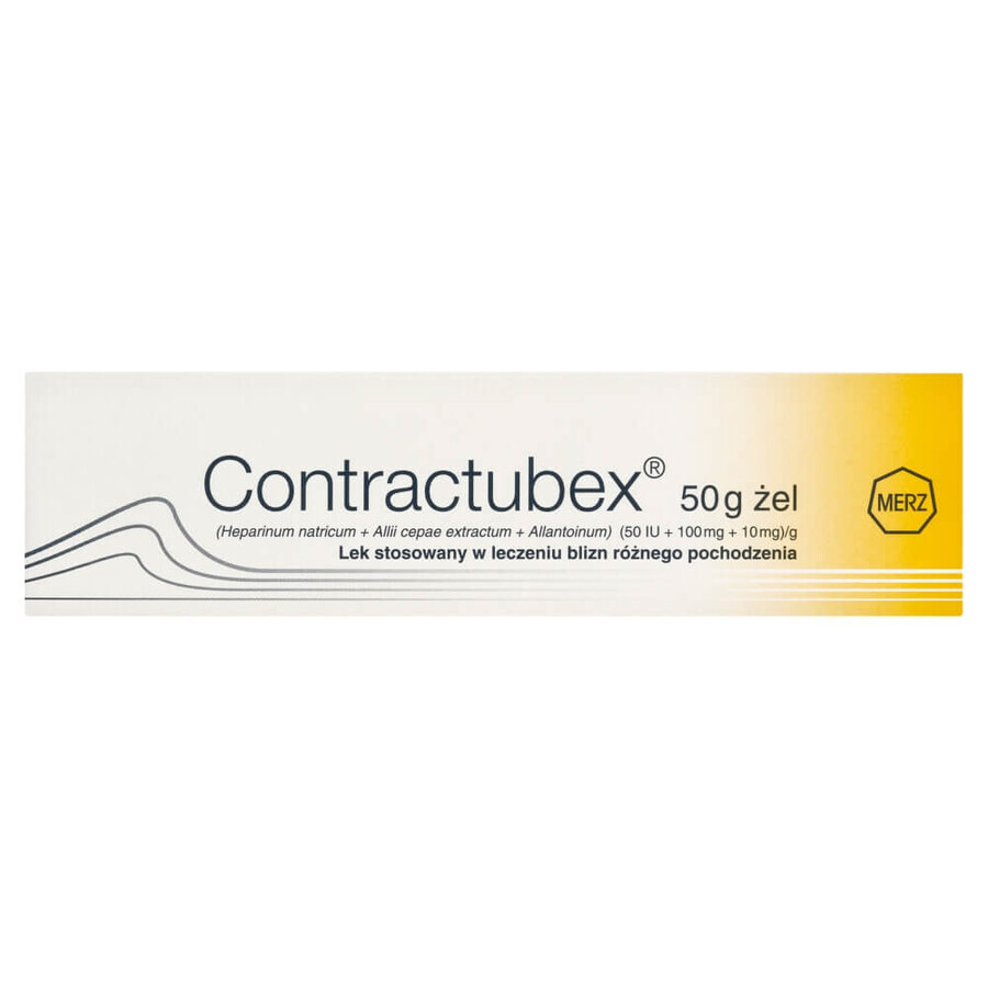 Contractubex (50 UI + 100 mg + 10 mg)/g, gel cicatrizant, 50 g