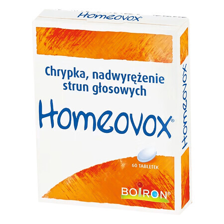 Boiron Homeovox, 60 comprimidos