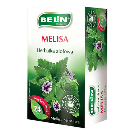 Belin Melissa, ceai de plante, 1,5 g x 24 pliculețe