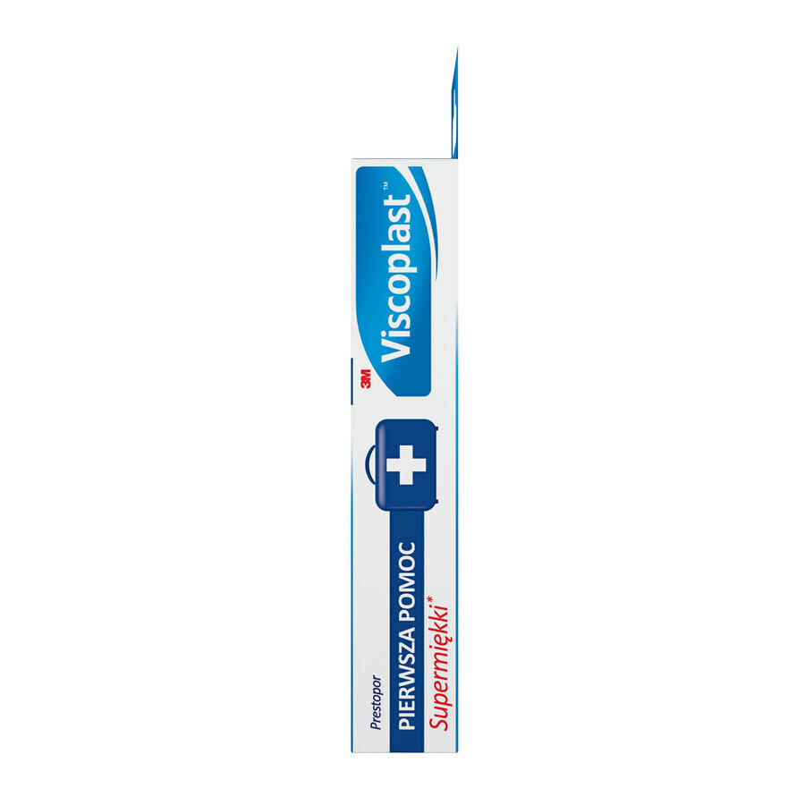 Viscoplast Prestopor, ipsos de tăiere, supersoft, alb, 1 m x 6 cm, 1 buc