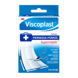 Viscoplast Prestopor, ipsos de tăiere, supersoft, alb, 1 m x 6 cm, 1 buc