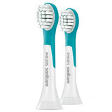 Philips Sonicare For Kids 3+, vârfuri periuță de dinți electrică, înlocuibile, mini, HX6032/33, 2 bucăți