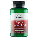 Acid alfa lipoic Swanson, acid alfa lipoic 300 mg, 120 capsule