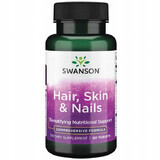 Swanson Hair, Skin &amp; Nails, păr, piele, unghii, 60 comprimate