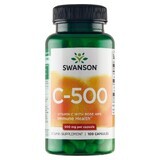 Swanson C, vitamina C 500 mg cu măceșe, 100 capsule