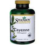 Swanson Cayenne, cayenne pepper 450 mg, 300 capsules