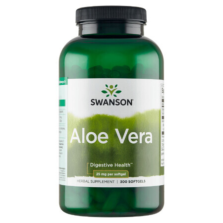 Swanson Aloe Vera, 300 capsule