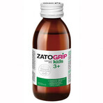 ZatoGrip Kids 3+, sirop pentru copii, aromă de zmeură, 120 ml