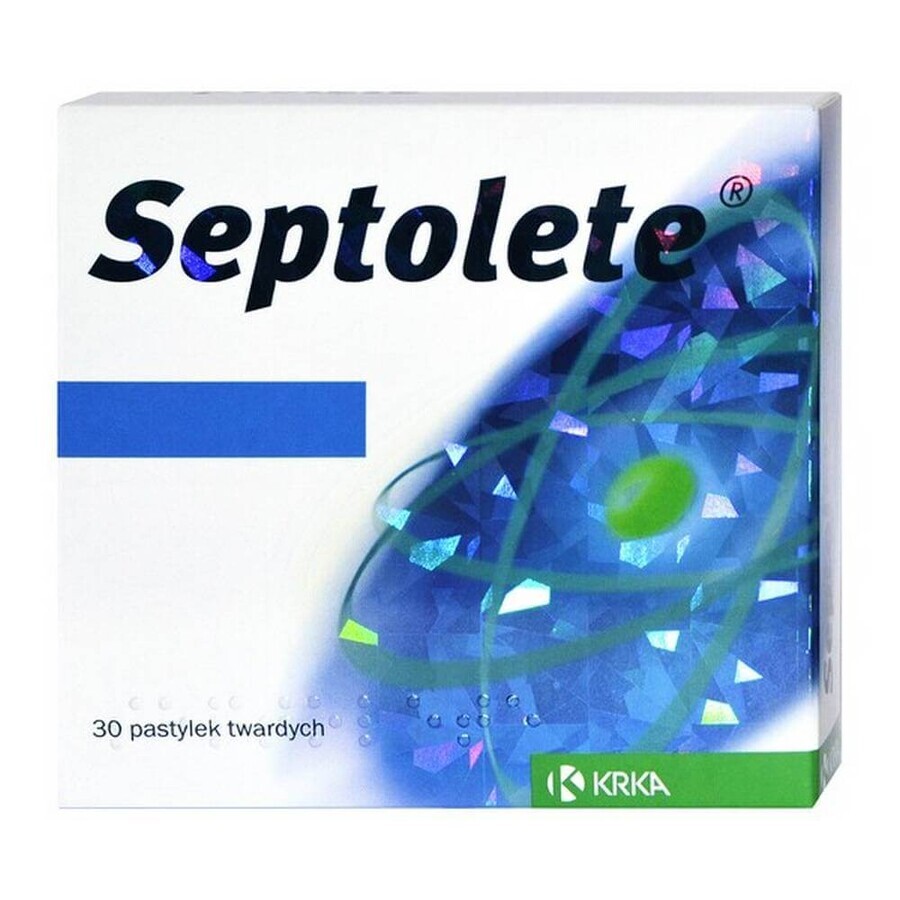 Septolete 1 mg, 30 pastile tari