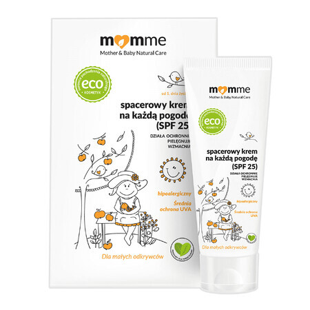 Momme, crème de marche toutes saisons dès le premier jour, SPF 25, 50 ml